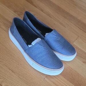 Toms Parker Woven Fabric Slip On Shoe